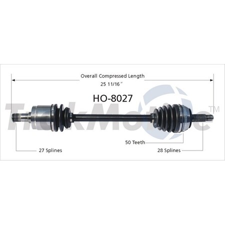 Surtrack Axle Cv Axle Shaft, Ho-8027 HO-8027